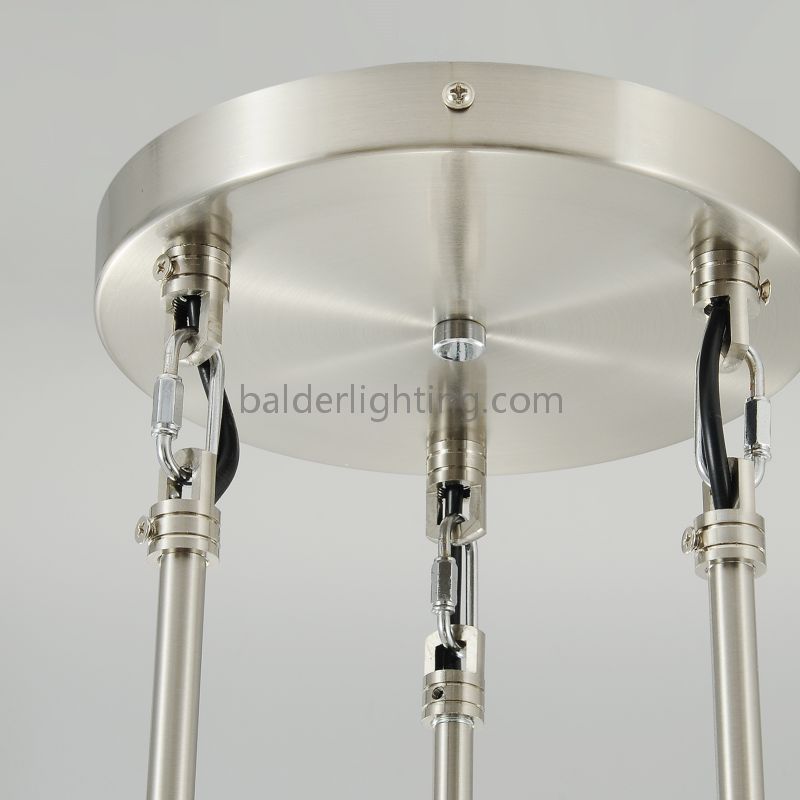 Raindrop Rod Chandelier 8"