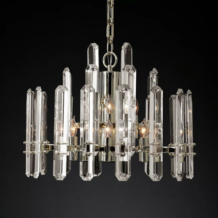 Abigail Prism Round Chandelier 24"