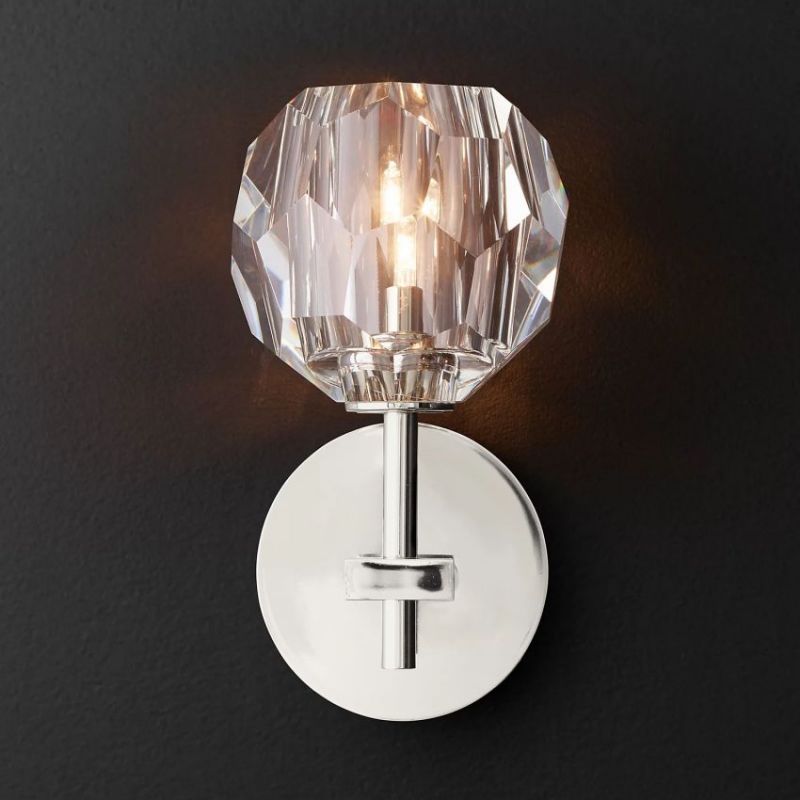 Balle Clear Glass Sconce