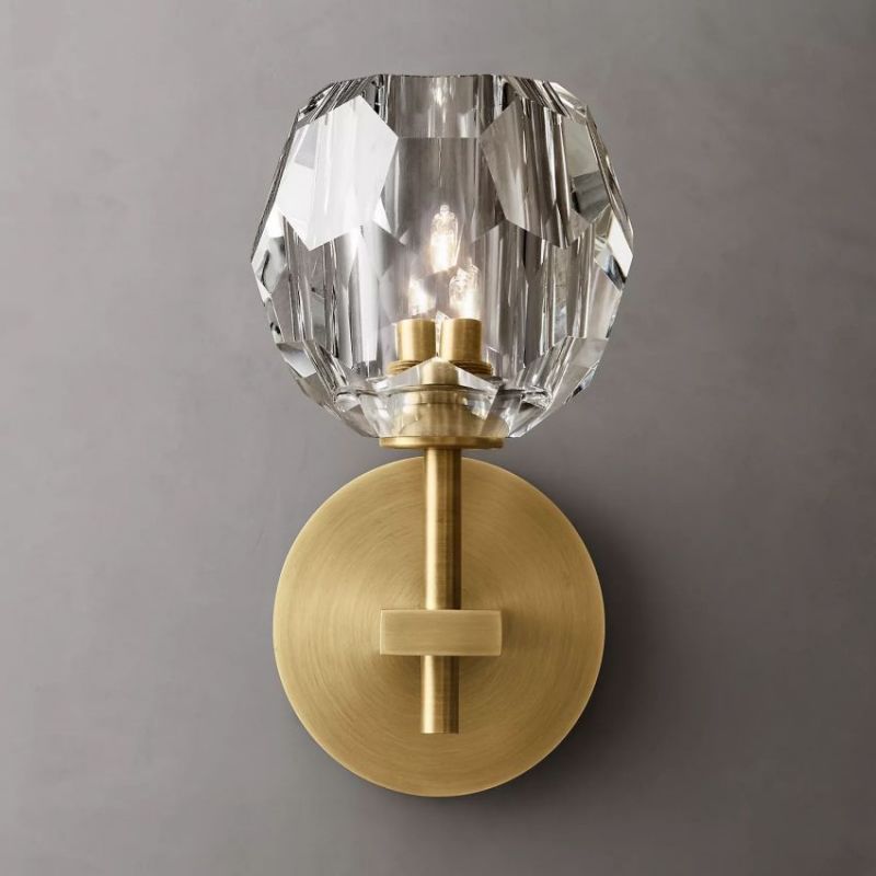 Balle Clear Glass Sconce