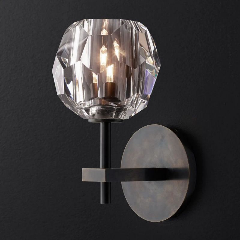 Balle Clear Glass Sconce