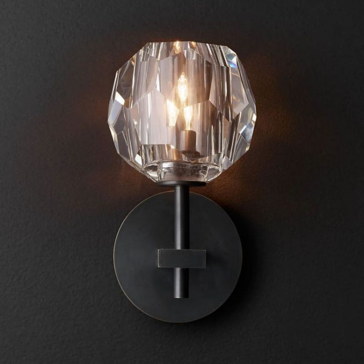 Balle Clear Glass Sconce