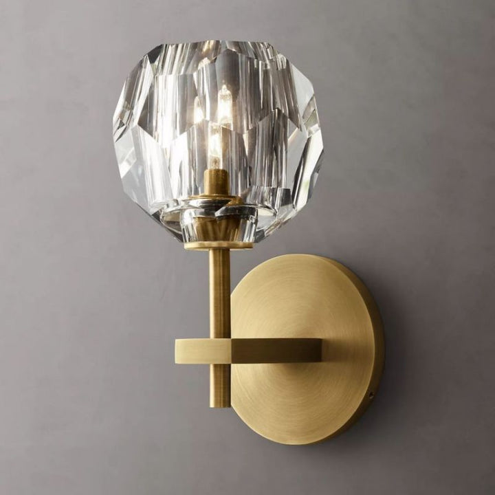 Balle Clear Glass Sconce