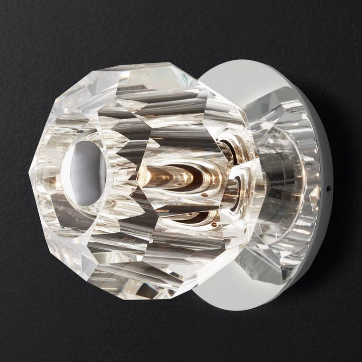 Balle Clear Glass Tiny Wall Sconce