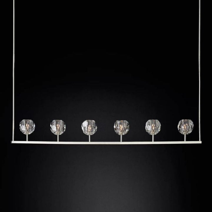 Balle Cristal Linear Chandelier 60"(Clear )