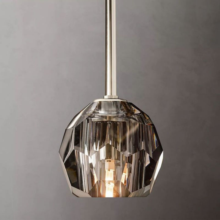 Balle Smoke Cristal Glass Rod Pendant