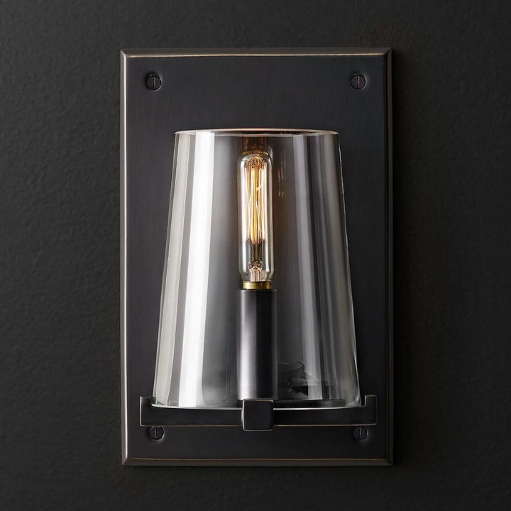 Briesha Glass Wall Sconce