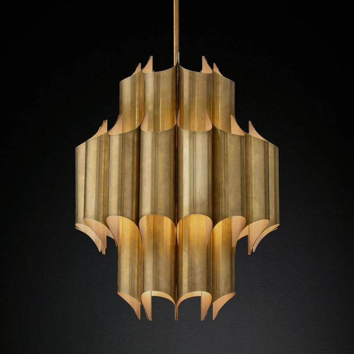 Celeste Cathedr Sculptural Chandelier 24"