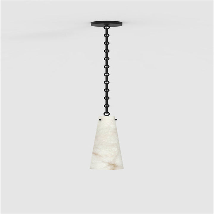 Steven Contemporary Unique Alabaster Pendant Light