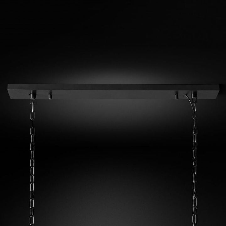 Della Single Layer Rectangular Chandelier