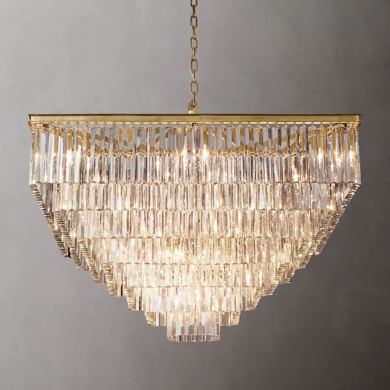 Della Square Chandelier 47"