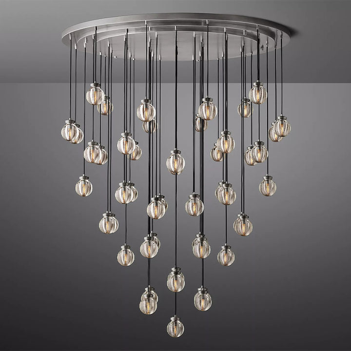 Popular Pearl Ball Round Chandelier 60"