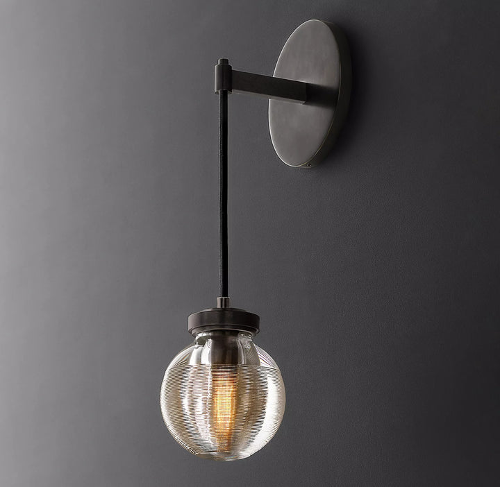 Popular Pearl Glass Ball Single-Head Wall Sconce(Cord)