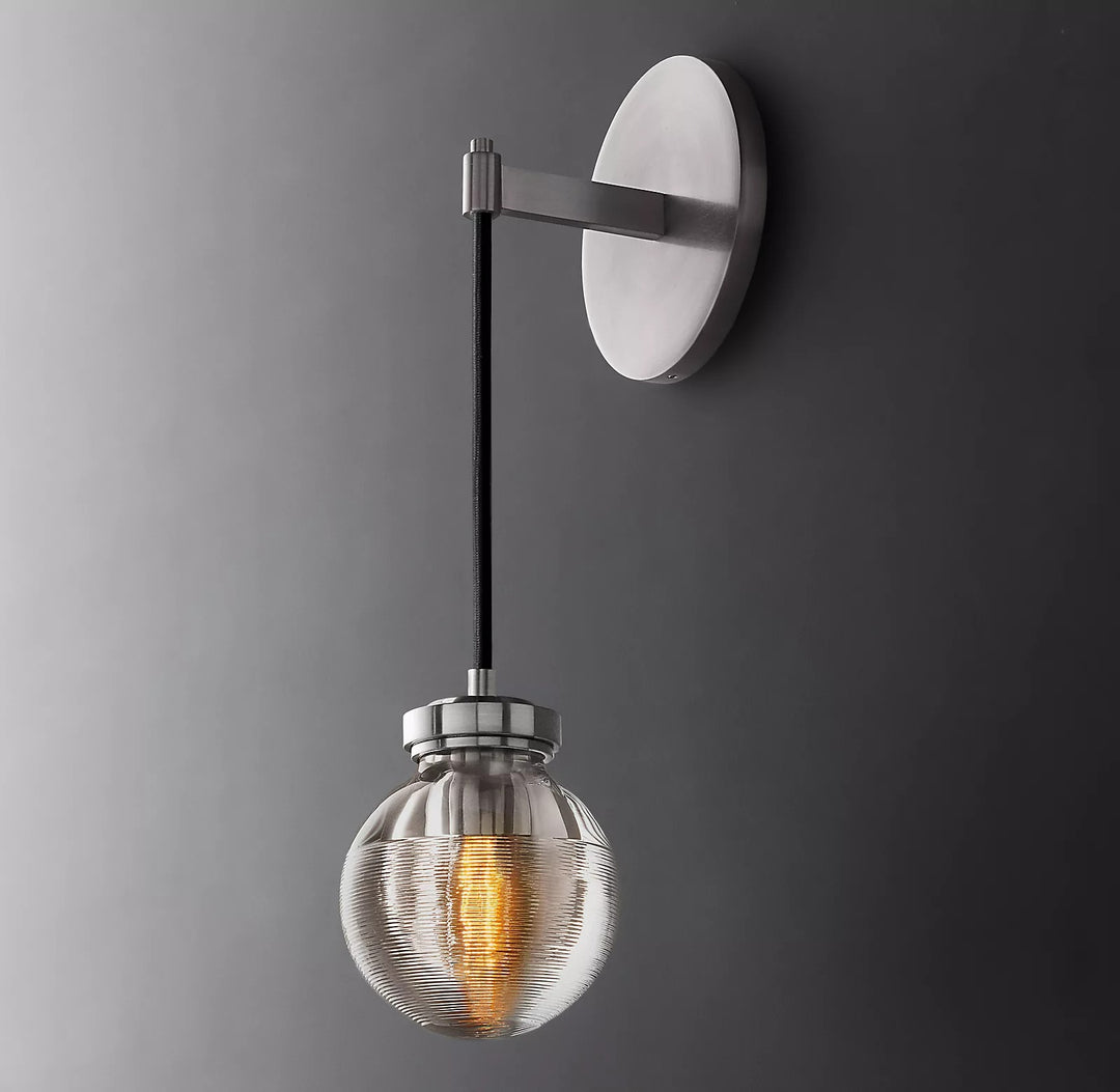 Popular Pearl Glass Ball Single-Head Wall Sconce(Cord)