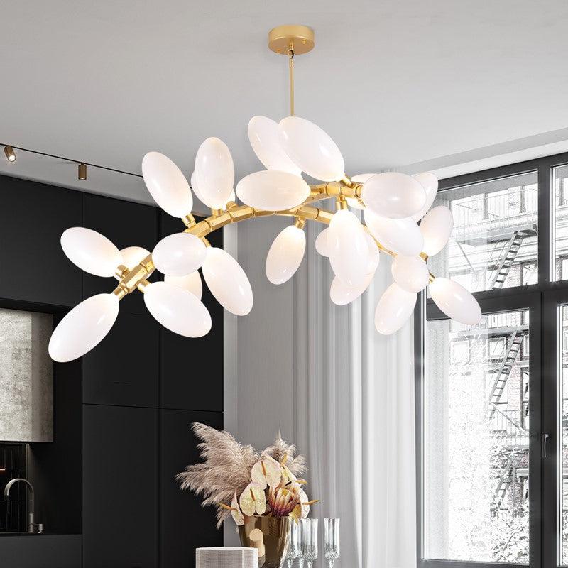 Fashion Grape Linear Chandelier 57" L