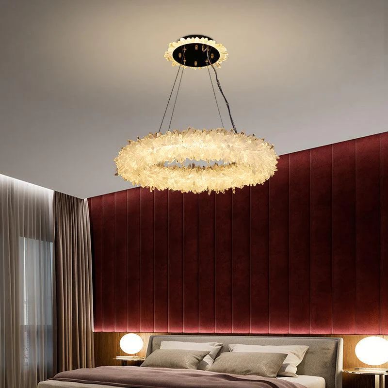 Gina Rock Crystal Modern Chandelier