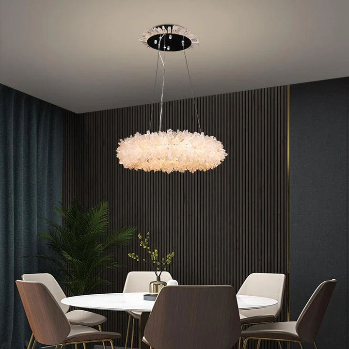 Gina Rock Crystal Modern Chandelier