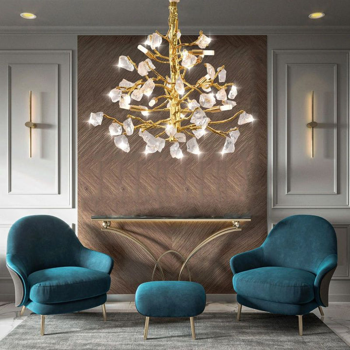 Jacky Glass Branch Chandelier