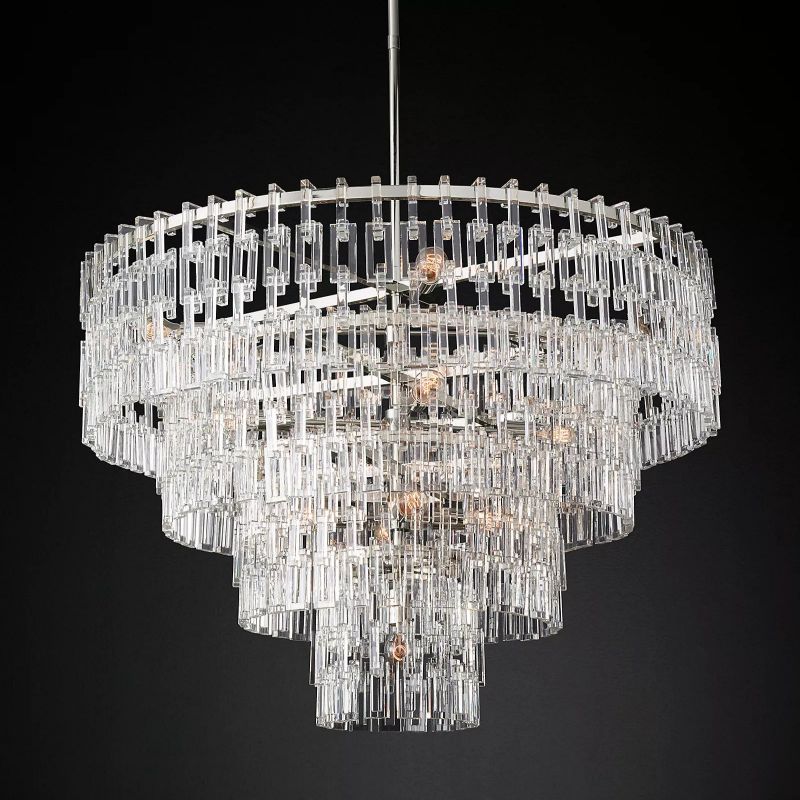 Maggie 4-Tier Round Chandelier 48"