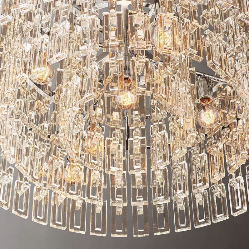 Maggie Crystal Round Chandelier 36"