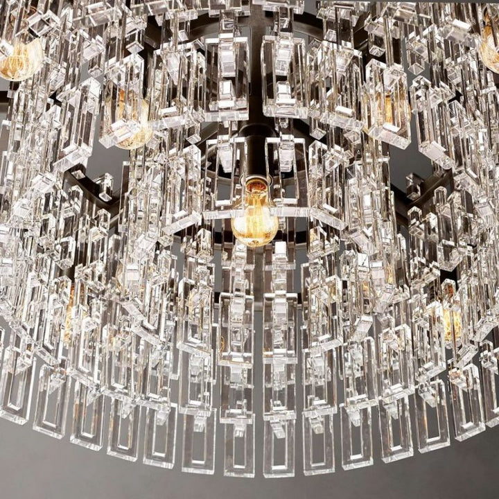 Maggie Crystal Round Chandelier 36"