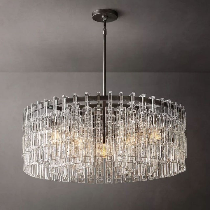 Maggie Crystal Round Chandelier 36"