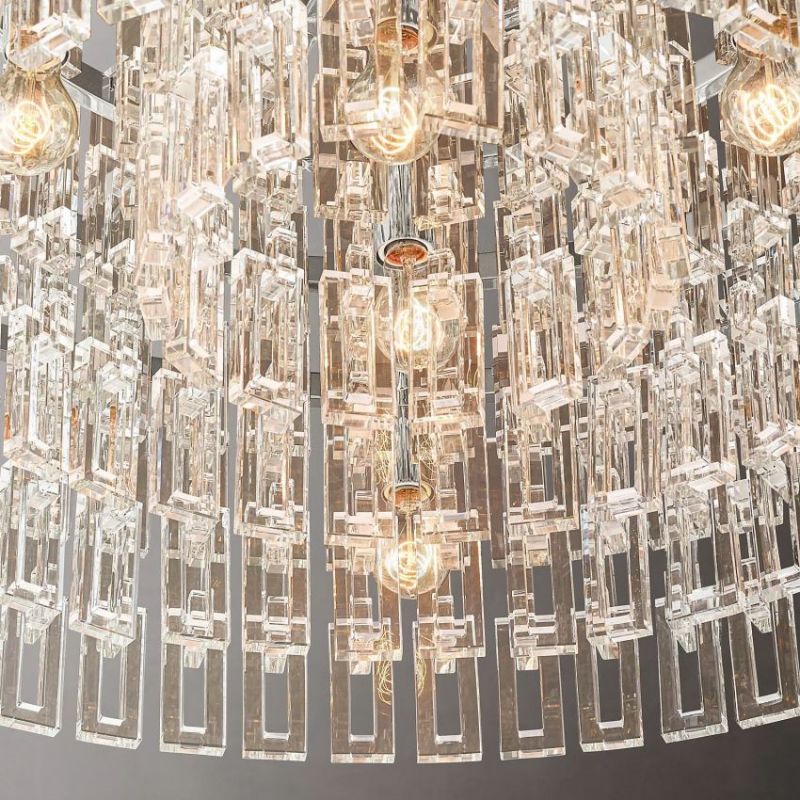 Maggie Crystal Round Chandelier 48"