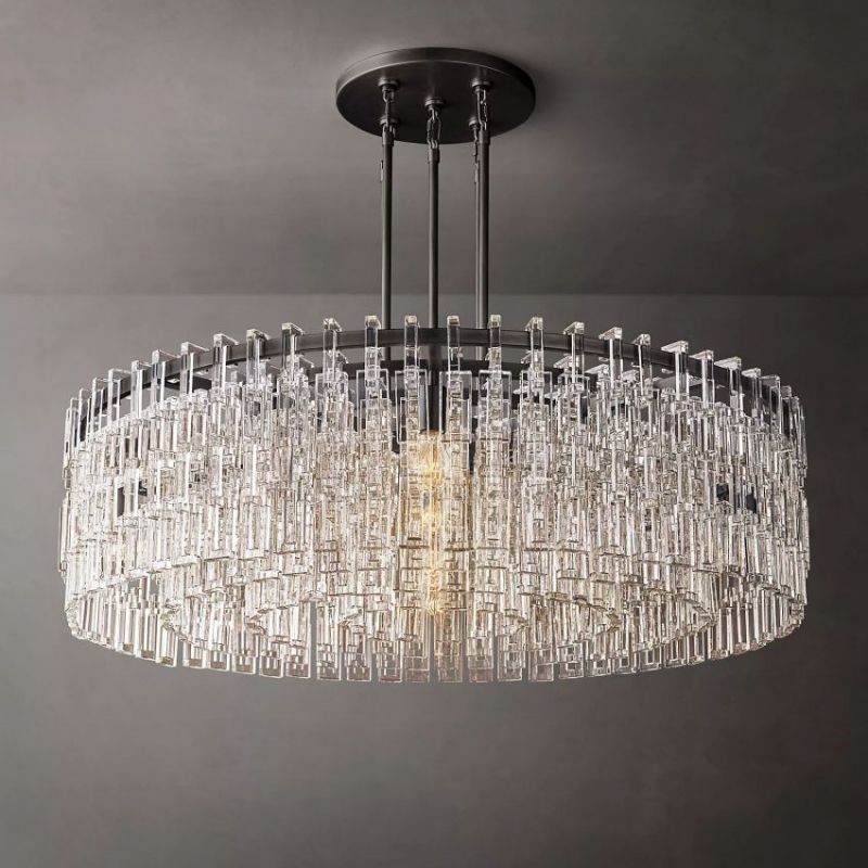 Maggie Crystal Round Chandelier 48"