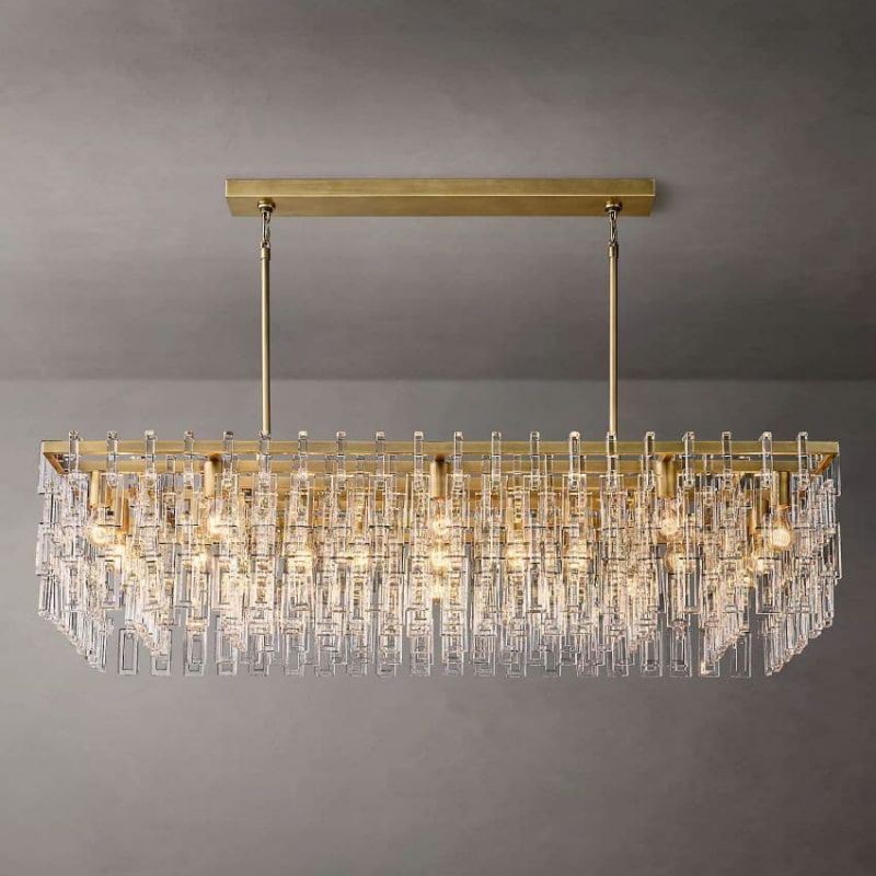 Maggie Rectangular Chandelier 60"