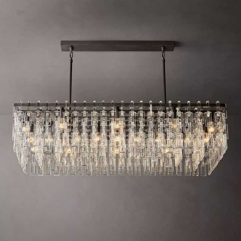 Maggie Rectangular Chandelier 60"