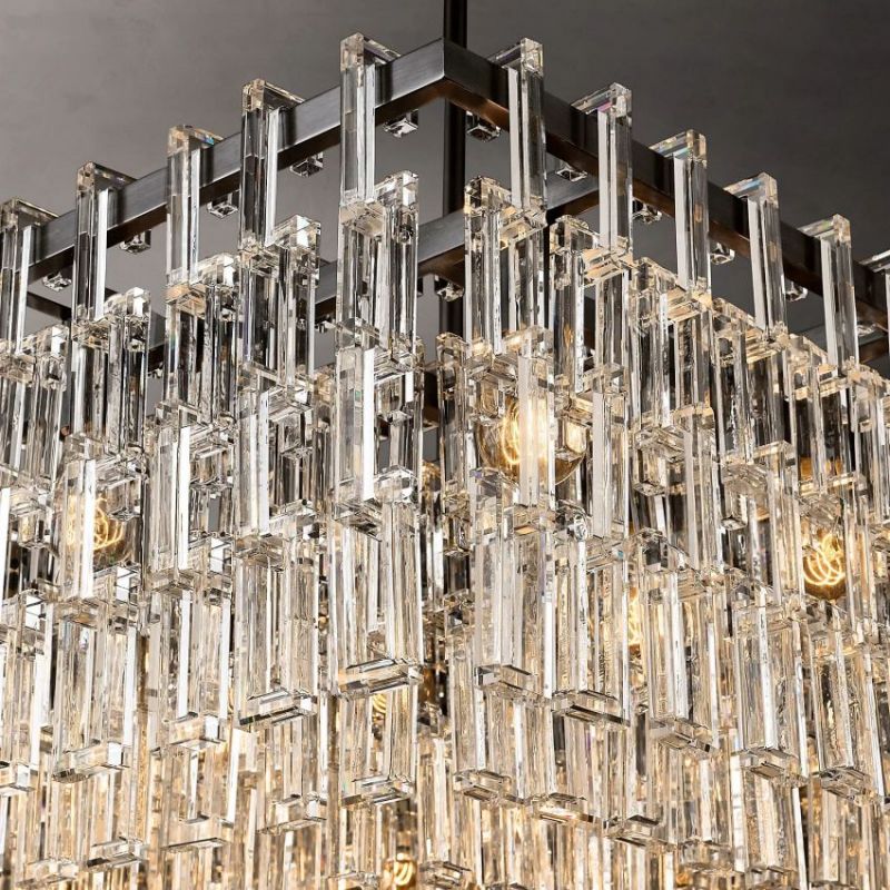 Maggie Rectangular Chandelier 72"