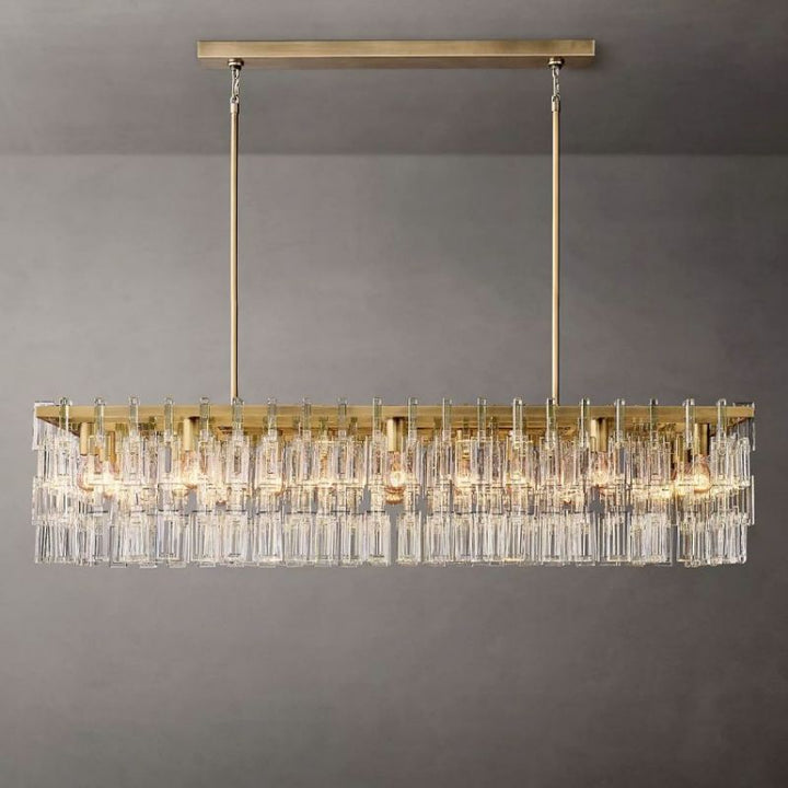 Maggie Rectangular Chandelier 72"