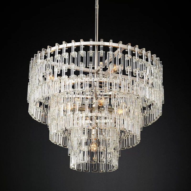 Maggie 3-Tier Round Chandelier 36"