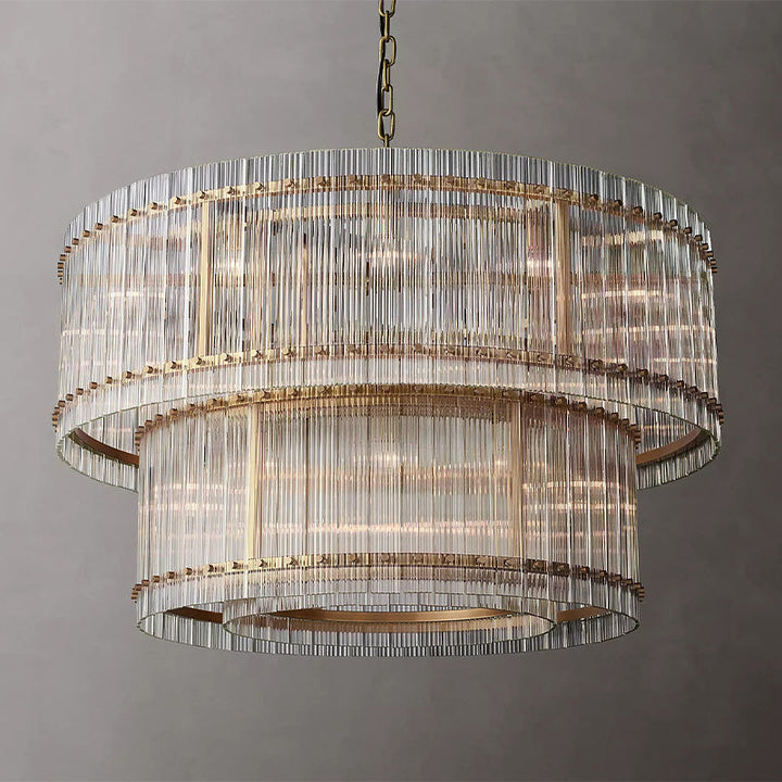 Mervin 2-Tier Round Chandelier 48"