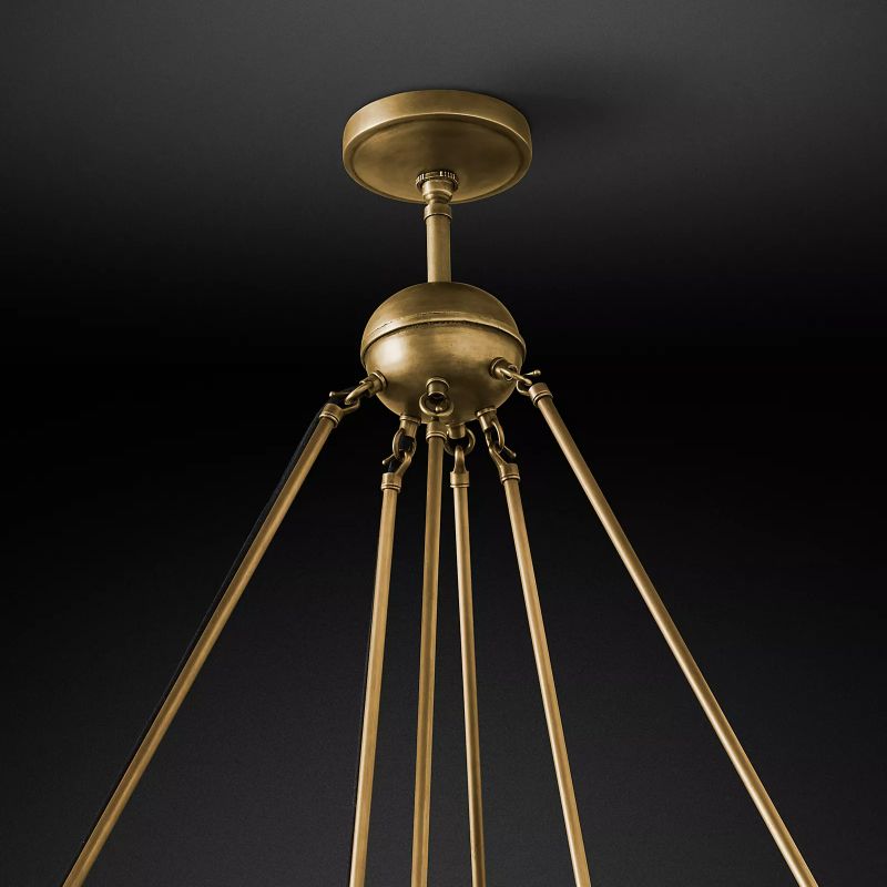 Pablo 3-Tier Round Chandelier 48"