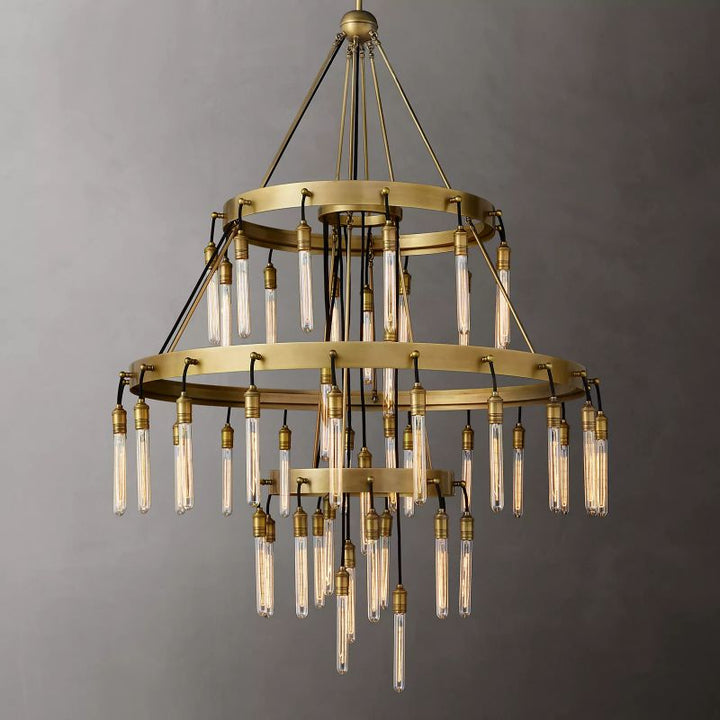 Pablo 3-Tier Round Chandelier 48"