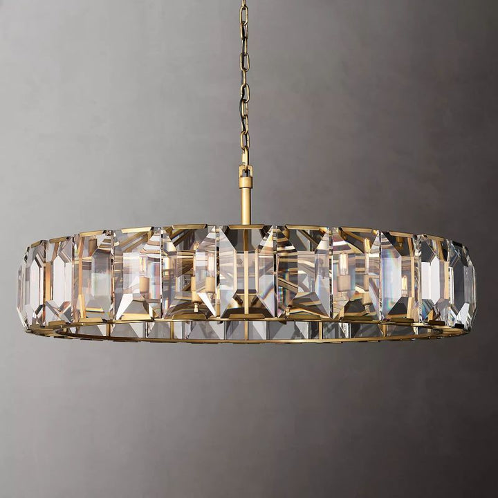 Paula Crystal Round Chandelier 60"