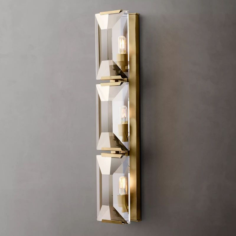 Paula Crystal Triple Wall Sconce