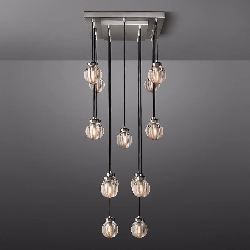 Popular Pearl Ball Linear Chandelier 36"