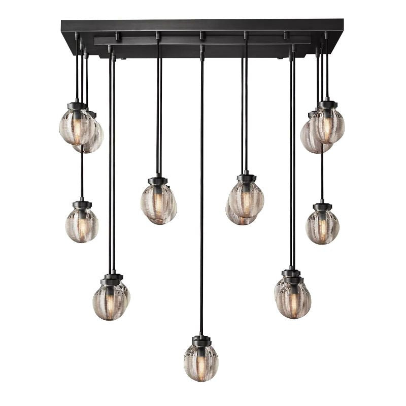 Popular Pearl Ball Linear Chandelier 36"