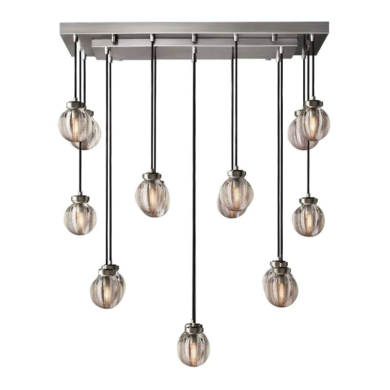 Popular Pearl Ball Linear Chandelier 36"