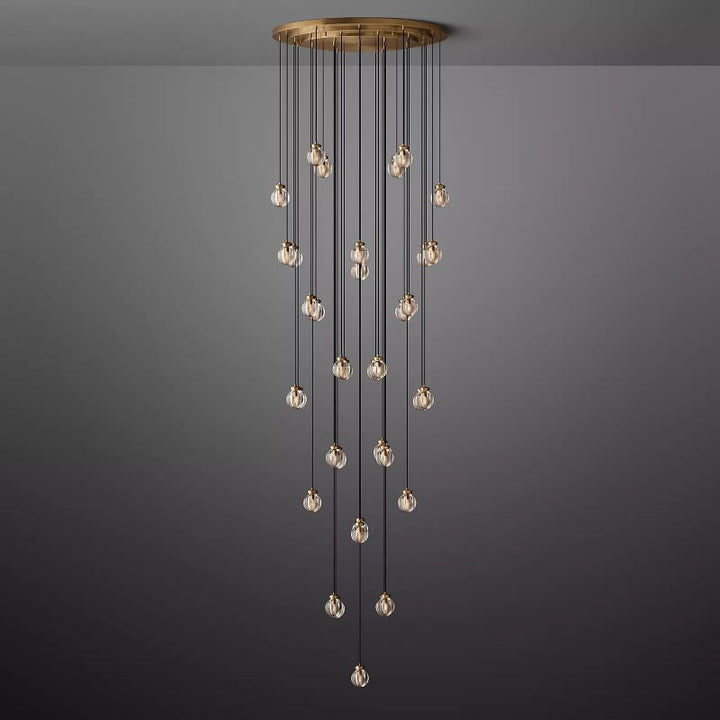 Popular Pearl Ball Round Chandelier 48"