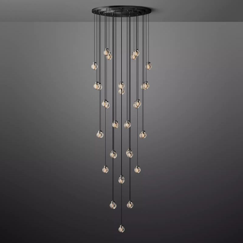 Popular Pearl Ball Round Chandelier 48"