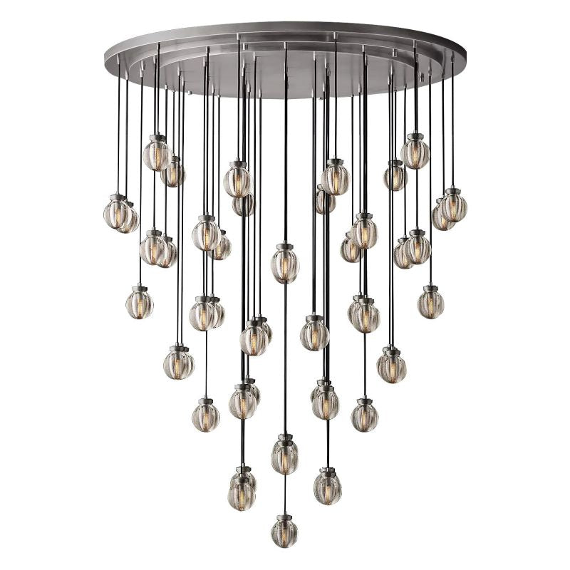 Popular Pearl Ball Round Chandelier 60"