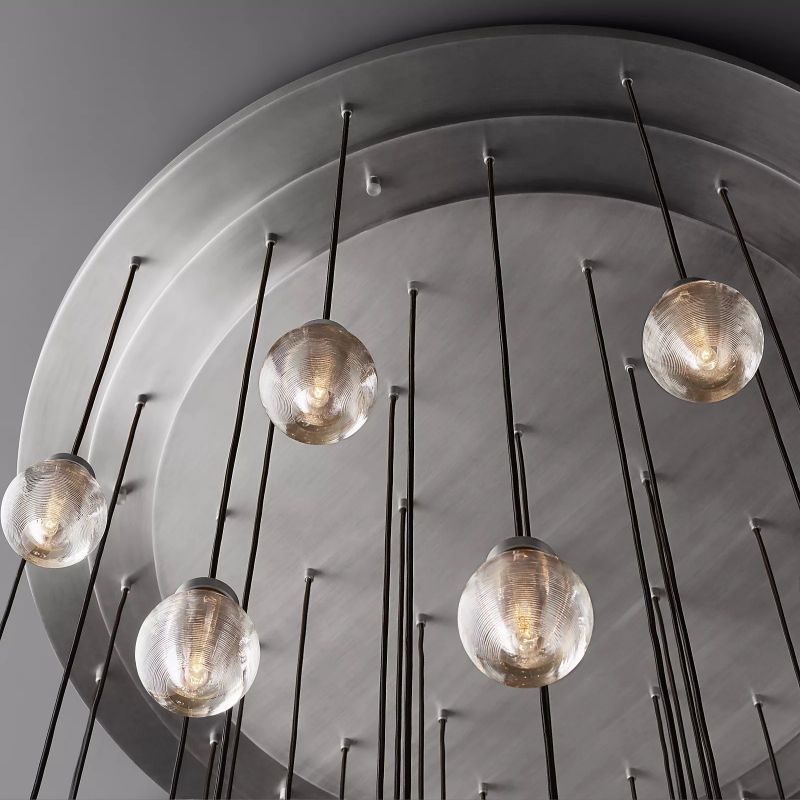 Popular Pearl Ball Round Chandelier 60"