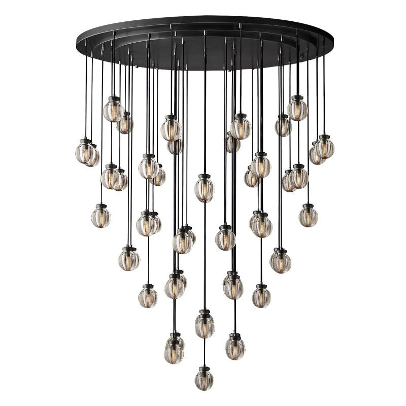 Popular Pearl Ball Round Chandelier 60"