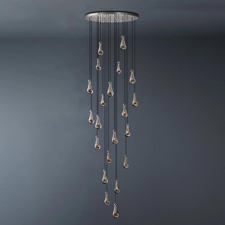 Raindrop Round Chandelier 47"