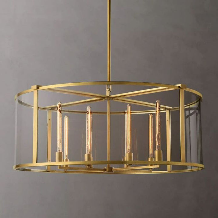 Randy Vintage Round Chandelier 44"