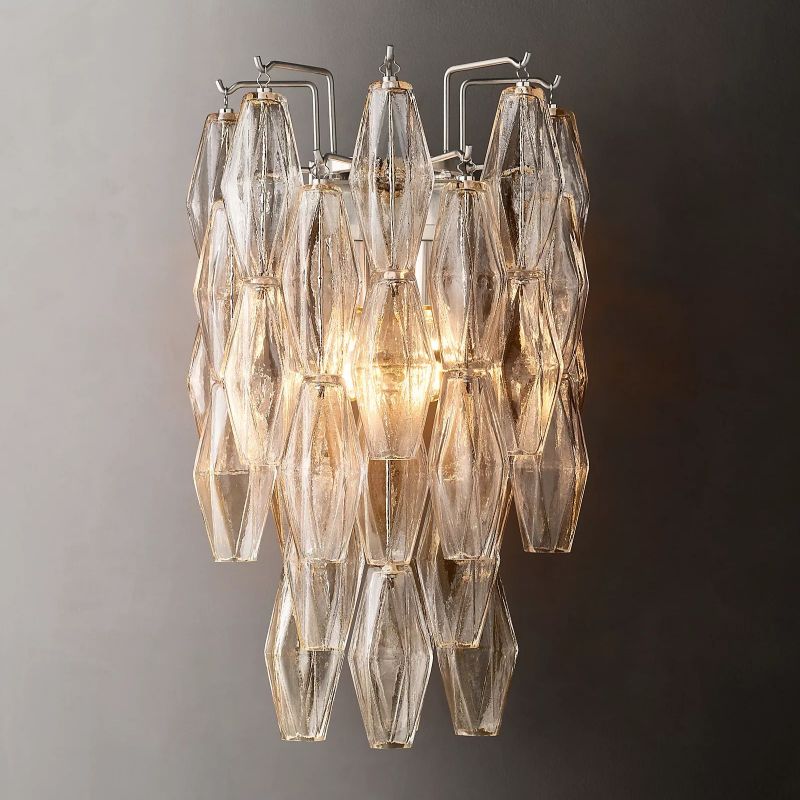 Vicky Clear Glass Wall Sconce