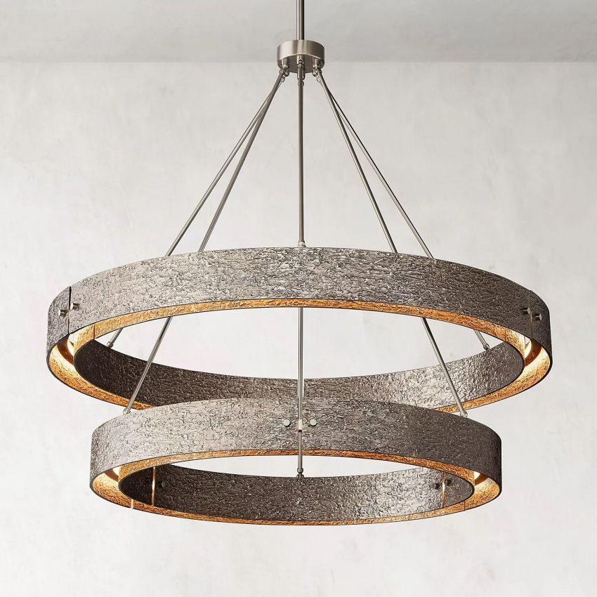 Baldr Two-Tier Round Chandelier 36"